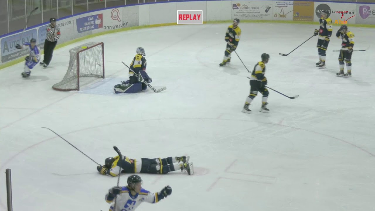 Bekerwedstrijd Zoetermeer Panters vs Capitals Leeuwarden