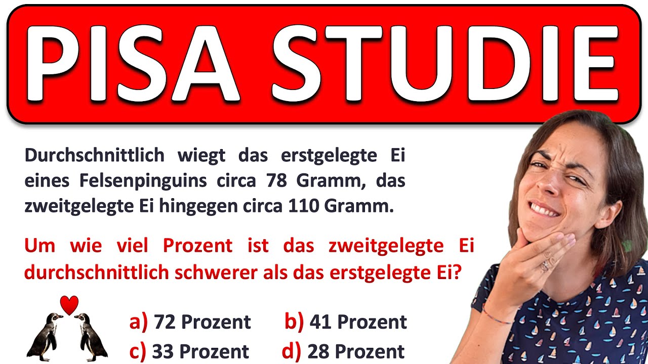 🚀🚀🚀 Schaffst DU die PISA STUDIE MATHE? | Eine typische Aufgabe an der die Deutschen scheitern?