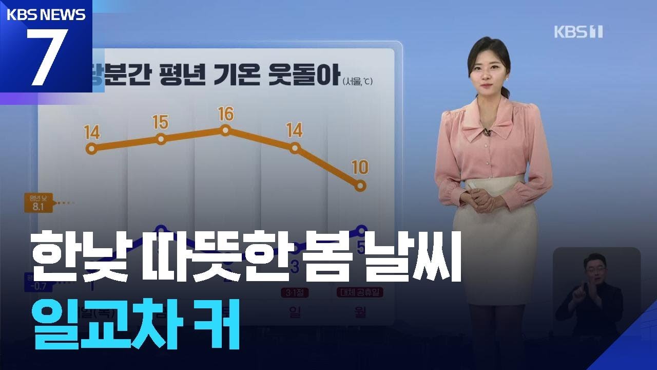 [날씨] 한낮 따뜻한 봄 날씨…일교차 커 / KBS  2026.02.25.