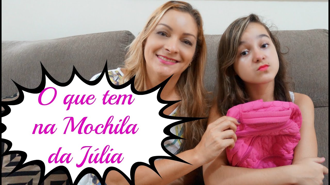 O Que Tem na Mochila da Júlia