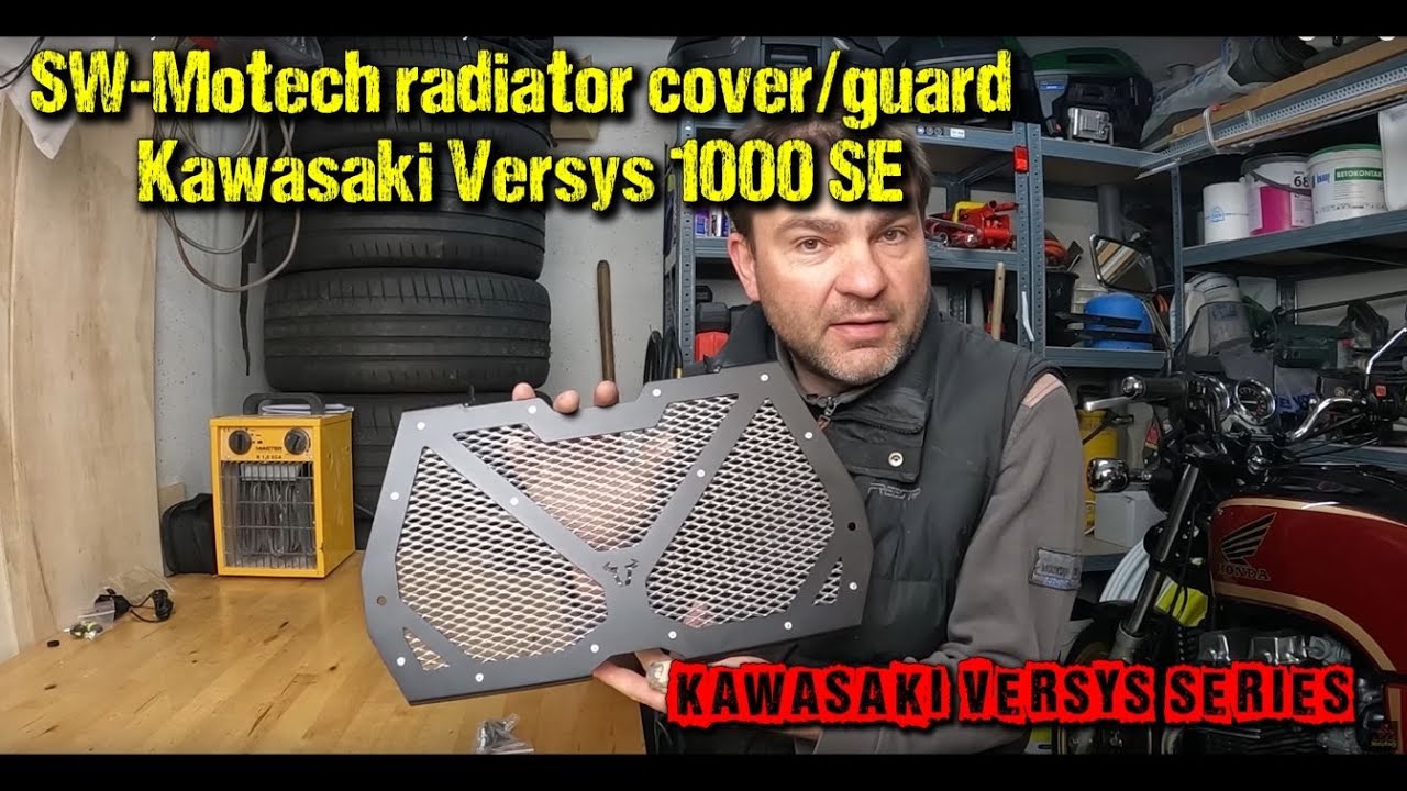 Крышка радиатора SW Motech - 2022 Kawasaki Versys 1000SE