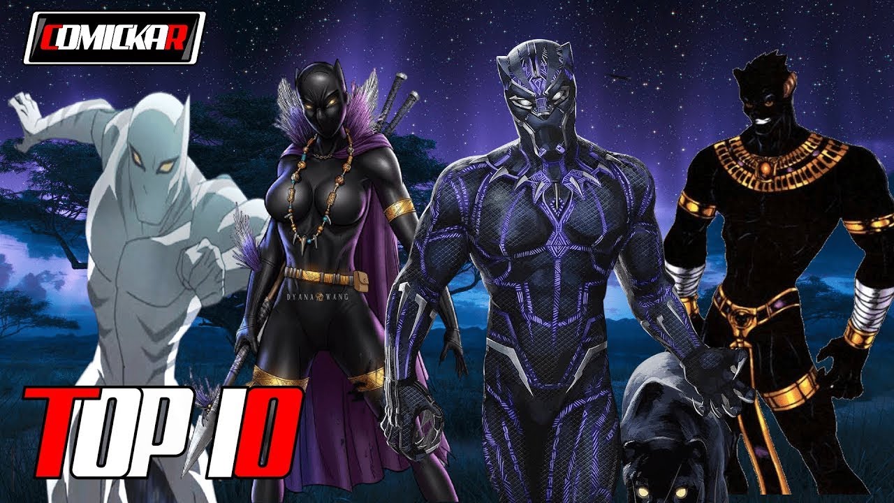 10 Alternate Versions of Black Panther  | HINDI | Comickar