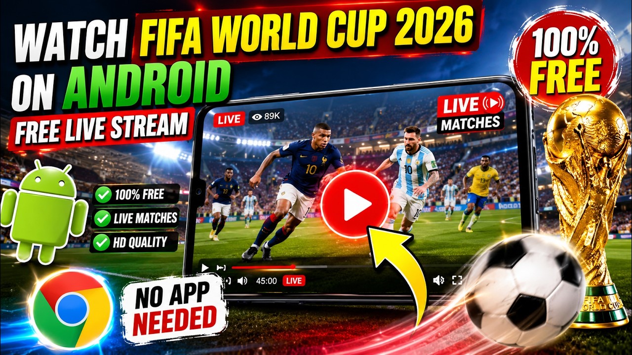 How to Watch FIFA World Cup 2026 for FREE ⚽ Best Apps & Websites &ndash; 2026