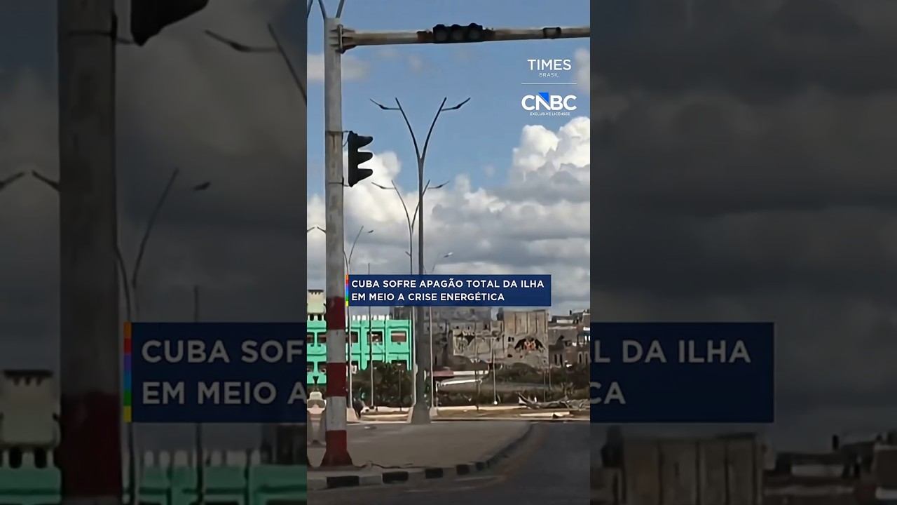 Cuba sofre apag&atilde;o total da ilha em meio a crise energ&eacute;tica #shorts