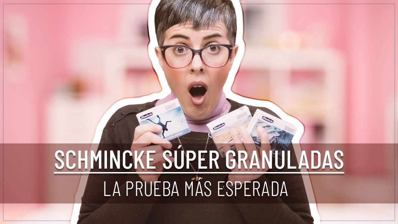Pruebo las SCHMINCKE SUPER GRANULADAS | ¡Gracias EVA!