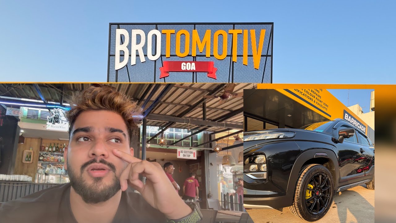 First Vlog | Brotomotiv Goa | Painted My Car Calliper’s  