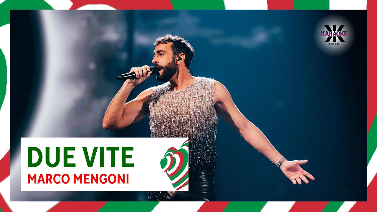 Due vite  Marco - Mengoni - KARAOKE (with backing vocals)