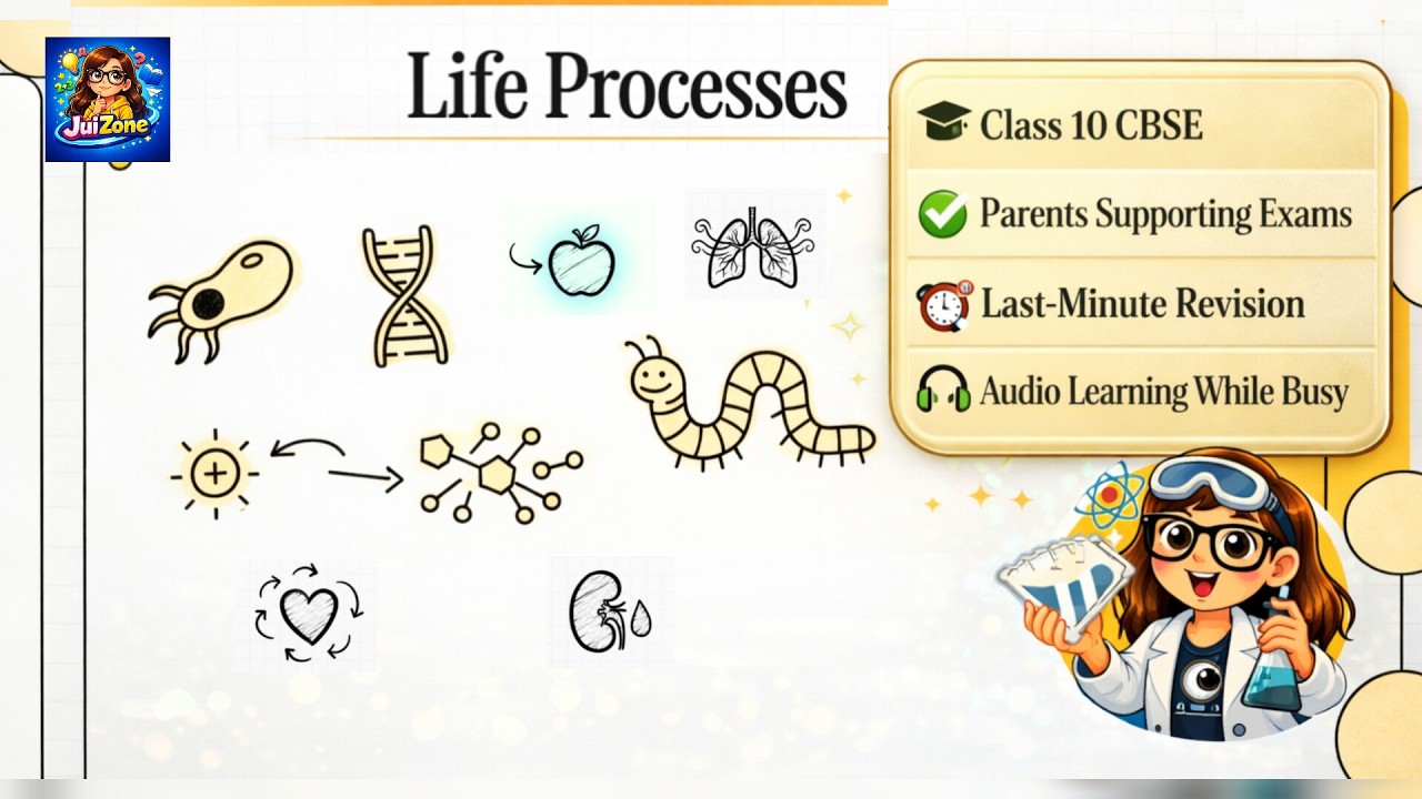 Life Processes | Ncert 10.5 Science | Easy Intro | JuiZone