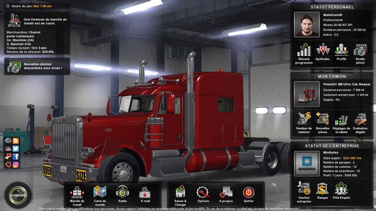 118 000 LBS grosse load aujourd'hui