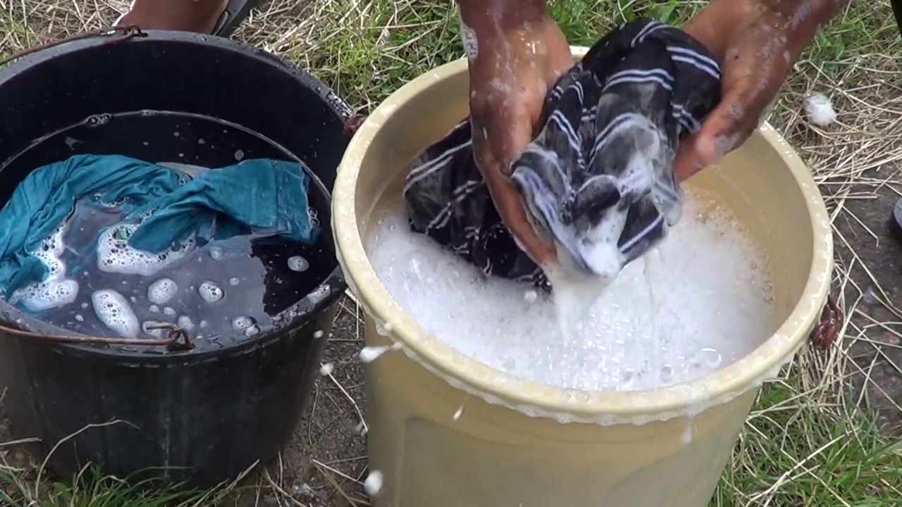 How to wash clothes with your hands part 2