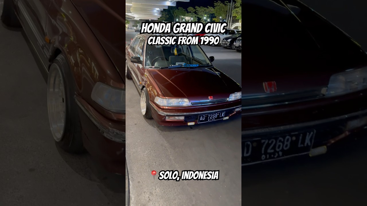 A classic from 1990 a Honda grand Civic #shorts #hondacivic