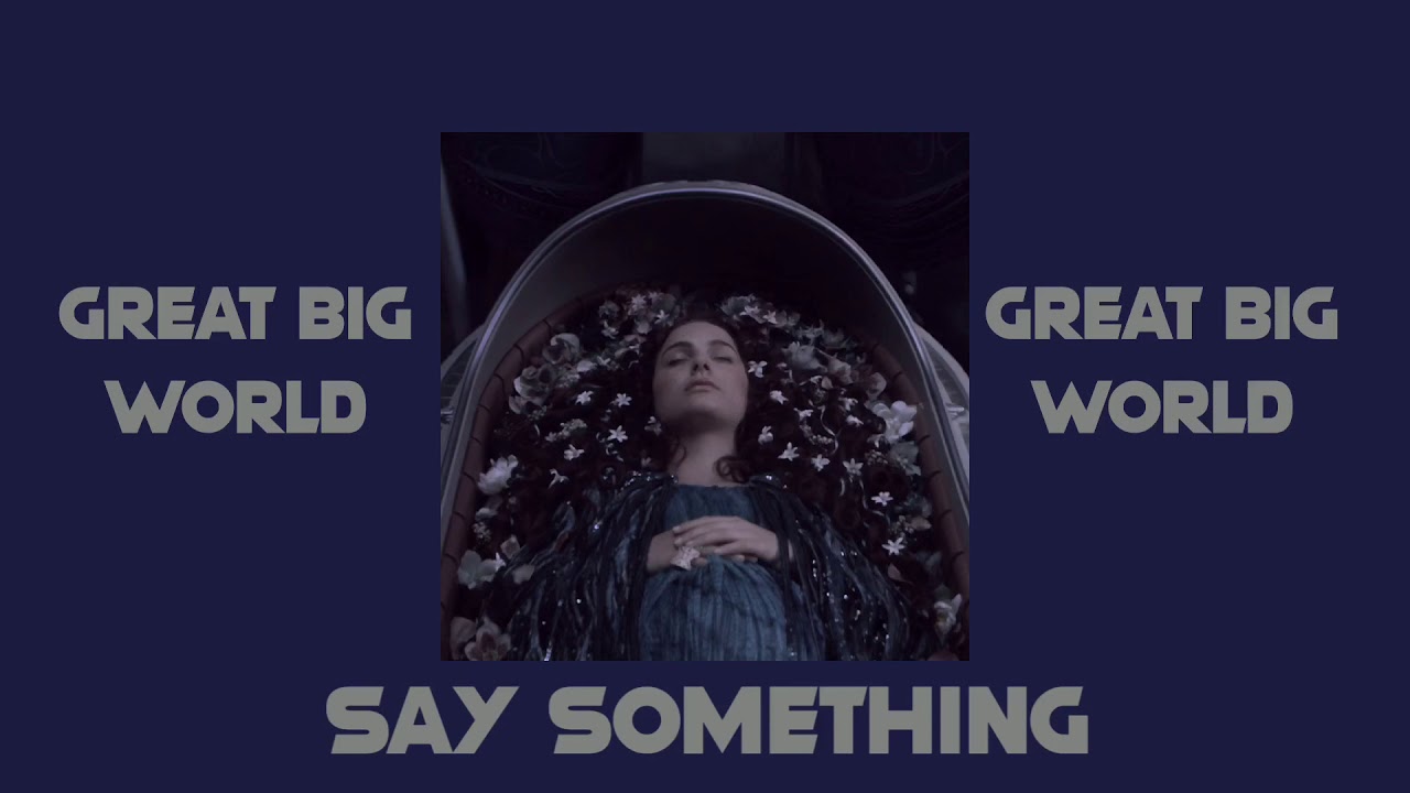 (slowed/pitched down) Say Something
