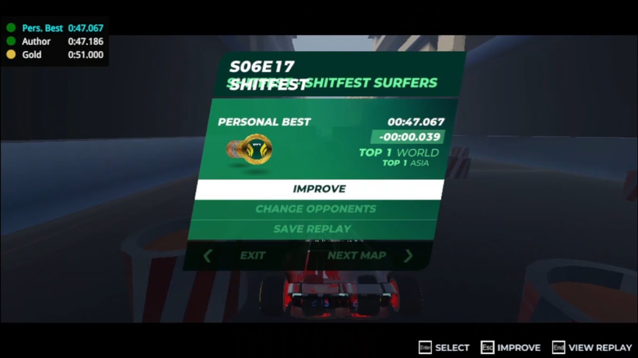 [TrackMania] shitfest - SHITFEST SURFERS (47.067) (Former WR)
