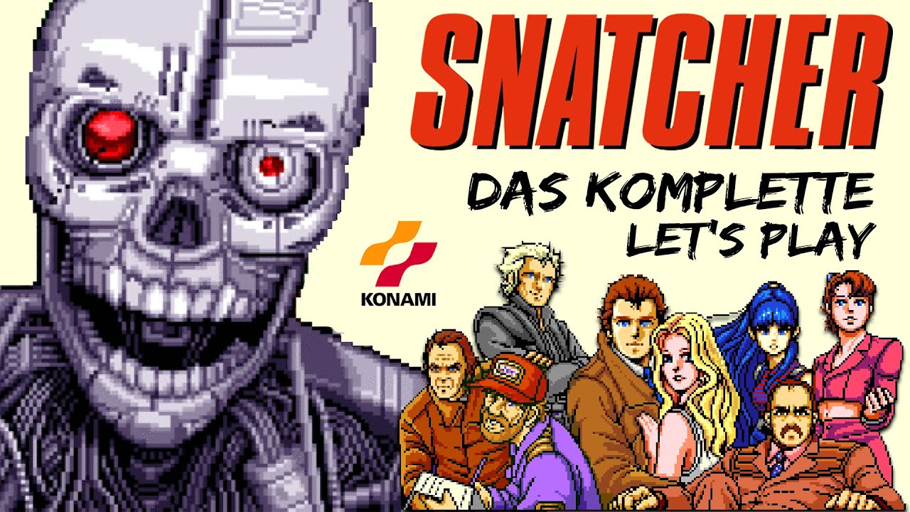 LET'S PLAY Snatcher // KOMPLETT 💿 Hideo Kojimas Cyberpunk 2047-Adventure! (Deutsch)