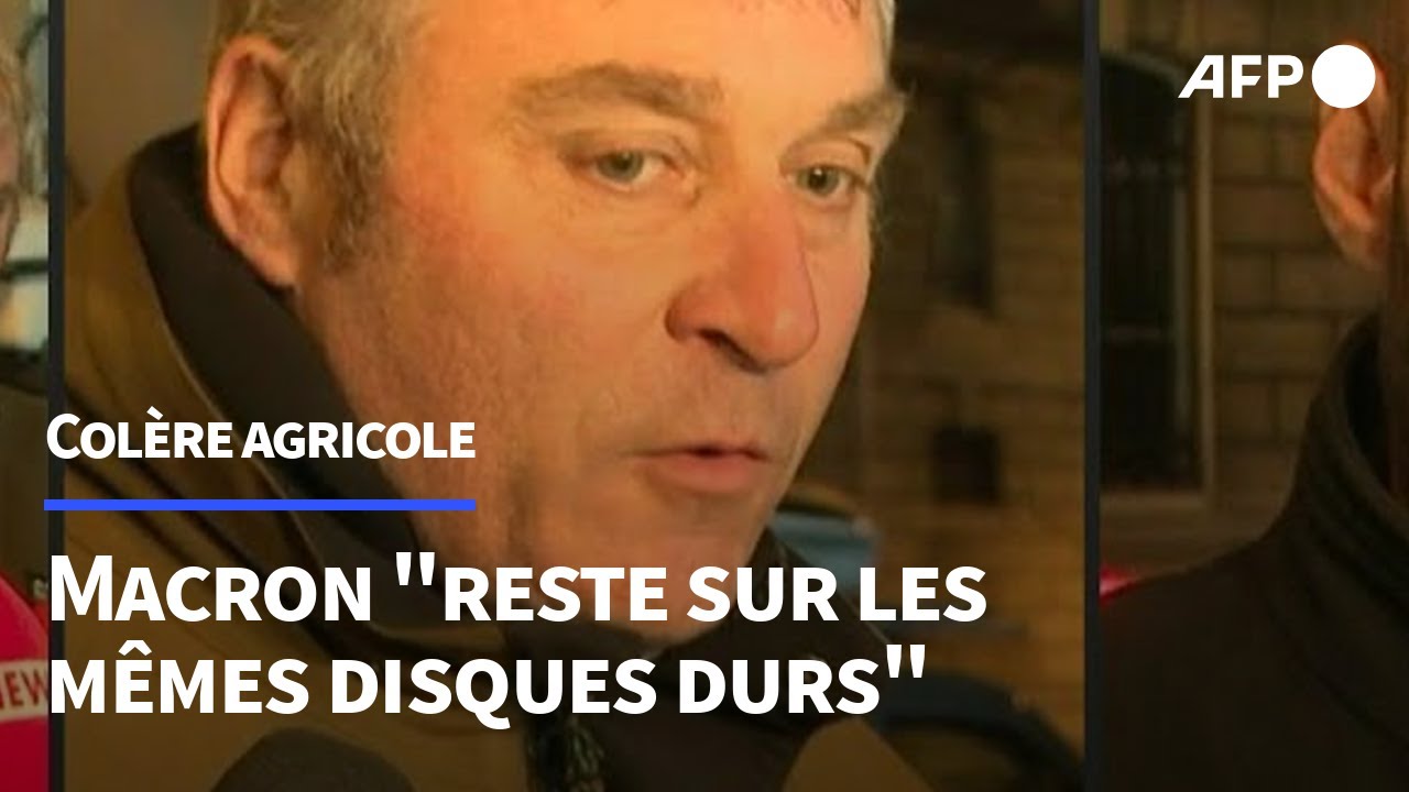 Crise agricole: les syndicats re&ccedil;us par Emmanuel Macron &agrave; l'Elys&eacute;e | AFP