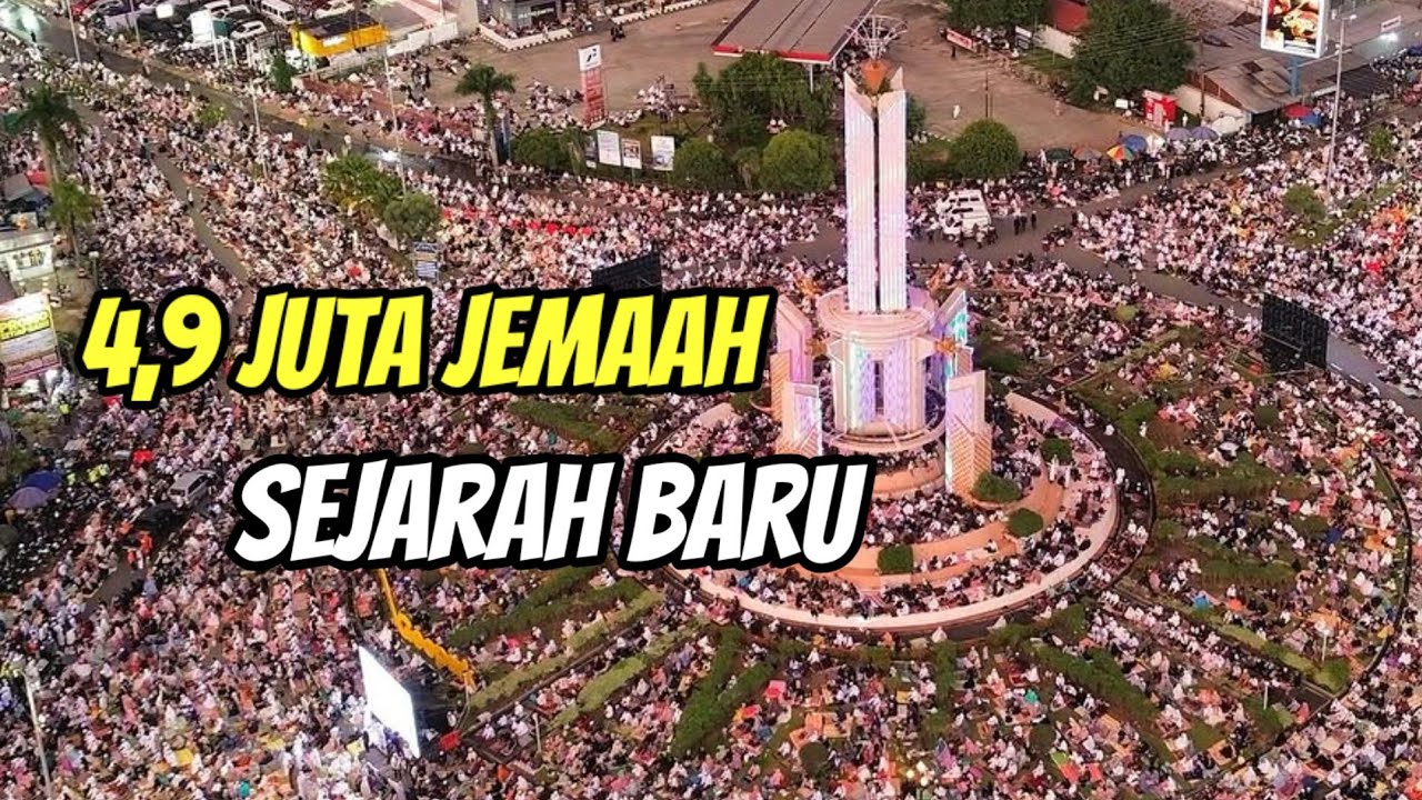 GURU SEKUMPUL - SEJARAH BARU MOMEN 5 RAJAB DIHADIRI 4,9 JUTA JEMAAH
