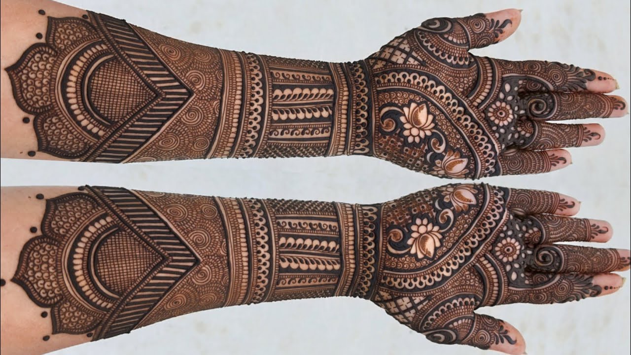 राजस्थानी मेहंदी डिजाइन l simple Rajasthani mehndi l indian Rakhi mehandi design mhendi design