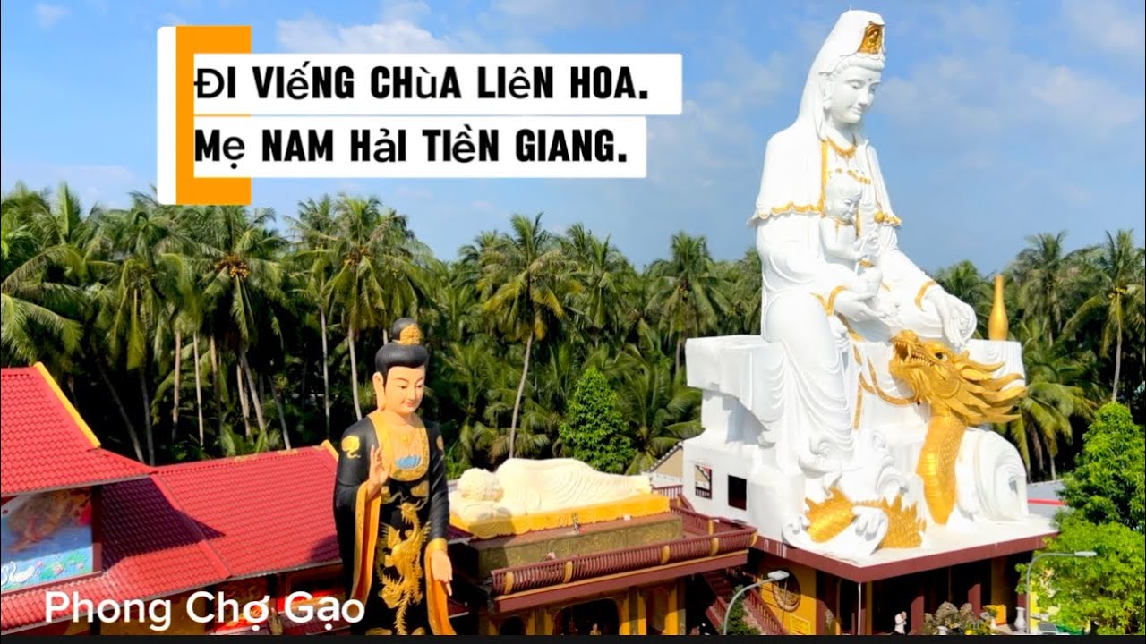 Đi Viếng Chùa Liên Hoa, Mẹ Nam Hải Tiền Giang.
