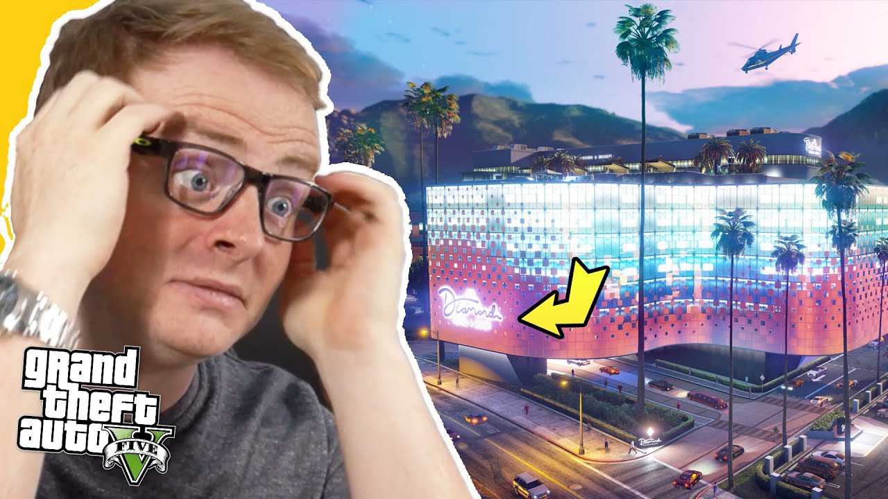 First Look at the NEW Casino in GTA Online!! (GTA 5 Diamond Casino Launch Trailer Reaction)