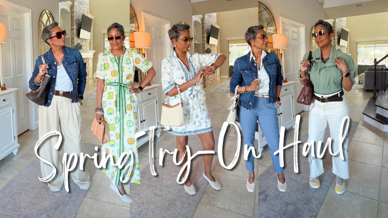 Spring 2026 Try-On Haul 🌸 Marshalls & Anthropologie Looks + The Most Comfortable Flats I’ve Found