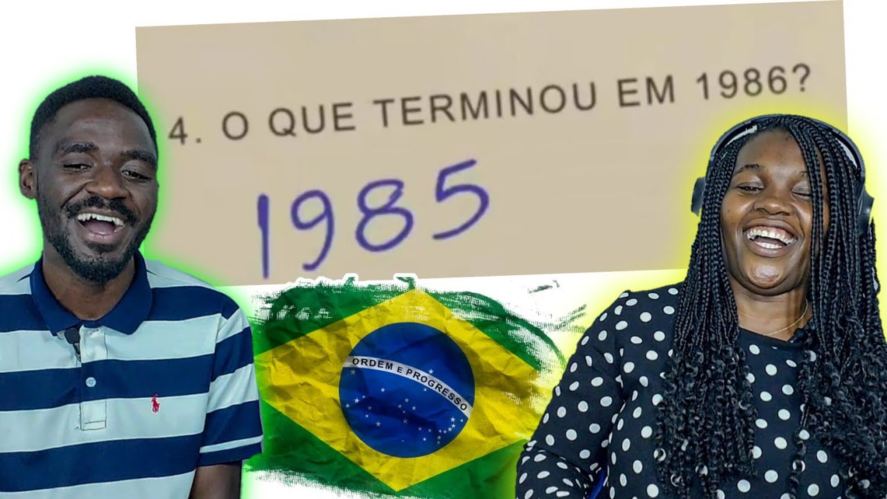 Professores Moçambicanos🇲🇿 Reagindo Às RESPOSTAS Mais Engraçadas De Alunos Brasileiros🇧🇷🤣