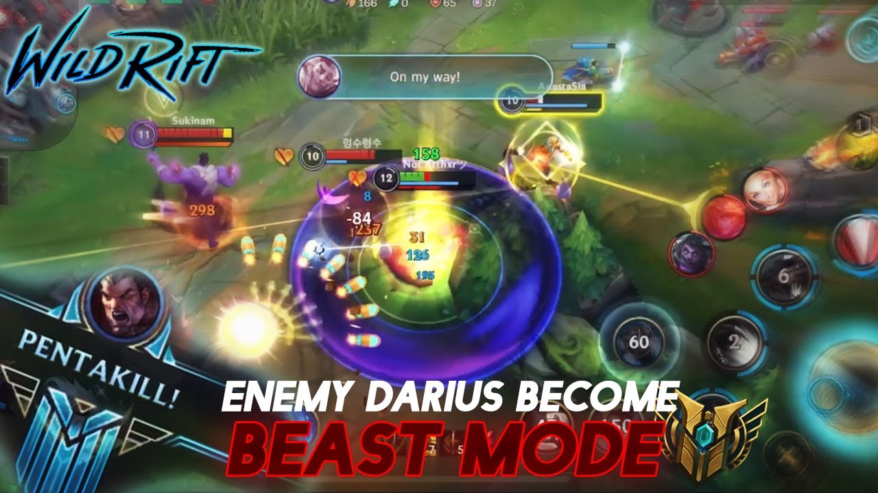 WHEN ENEMY DARIUS BECOME BEAST MODE | “MECHANIC” | WILDRIFT