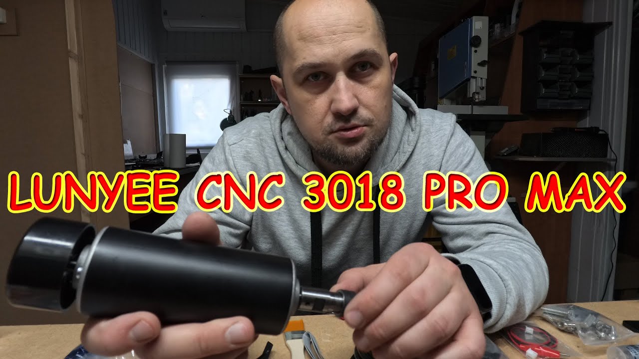 Lunyee CNC 3018 Pro Max + Laser 5.5W cz.1