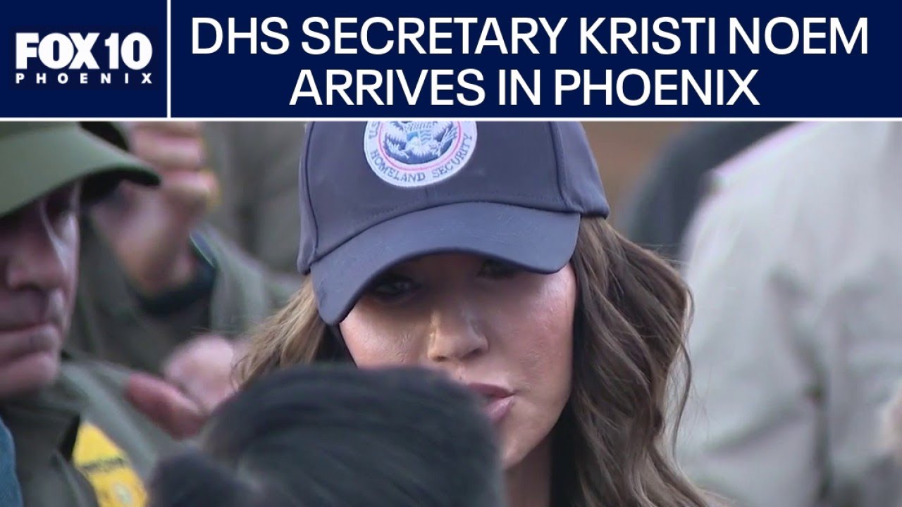 Kristi Noem lands in Phoenix ahead of Arizona border visit | FOX 10 Phoenix