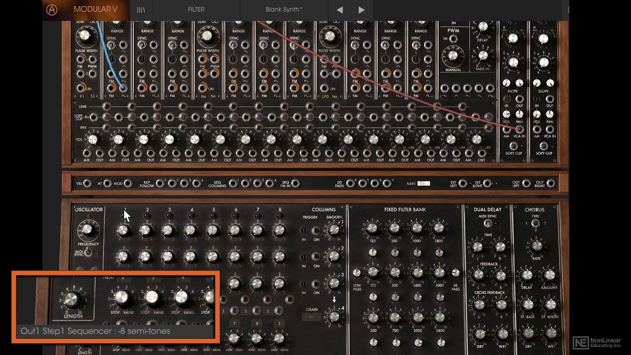 Arturia V 202: Moog Modular V Advanced - 2. Sequencer Setup
