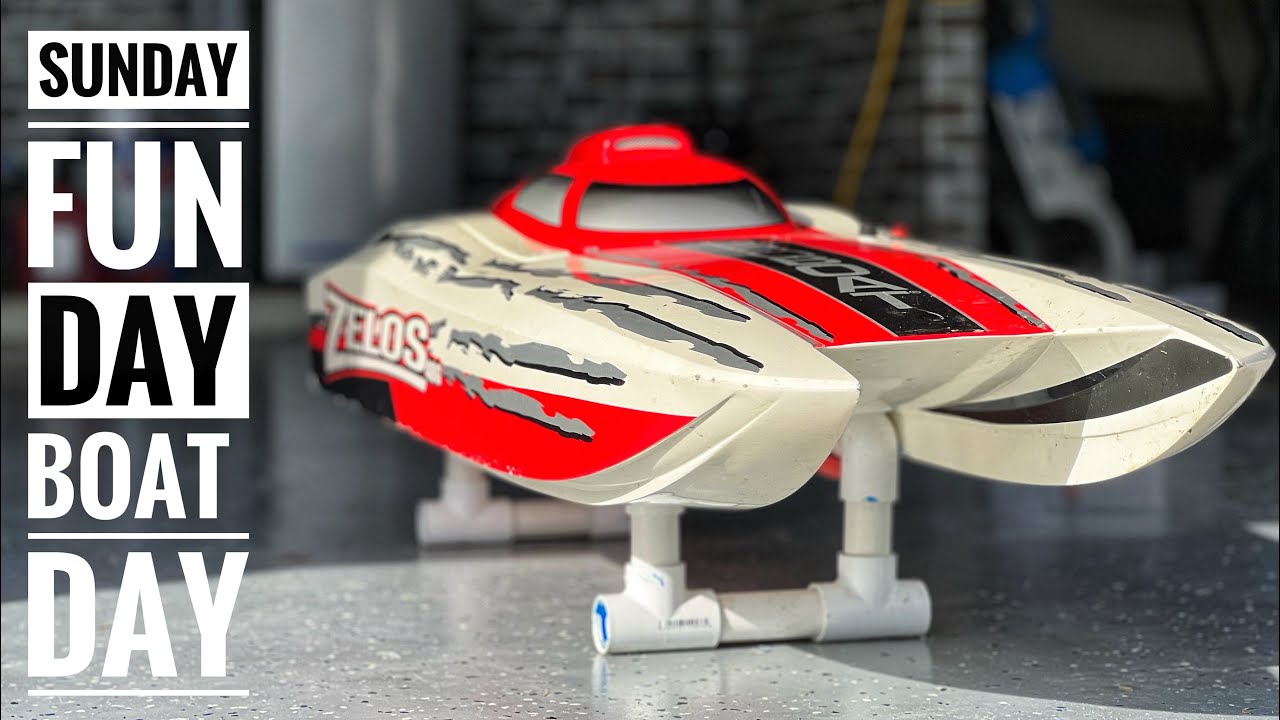 Sunday Fun Day - Gasoline RC Boat! - Zelos ProBoat 48G - Smith RC Studios