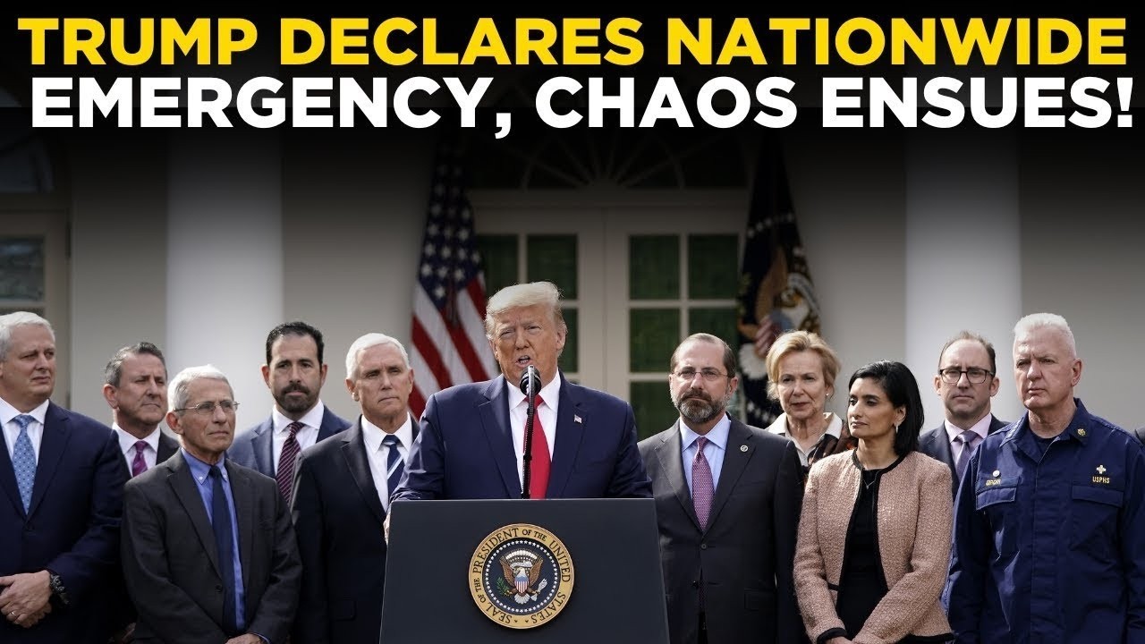 Donald Trump Declares Emergency LIVE | Historic White House Announcement Rocks the Nation! US News