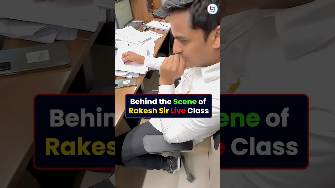 Behind the scene of rakesh Sir Live Class 🎯📚#careerwillapp #rakeshyadavsir #gopalvermasir