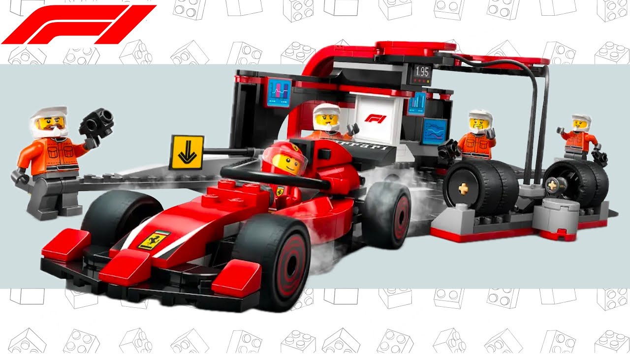 LEGO City F1&reg; Pit Stop & Pit Crew with Ferrari Car 60443 Speed Build