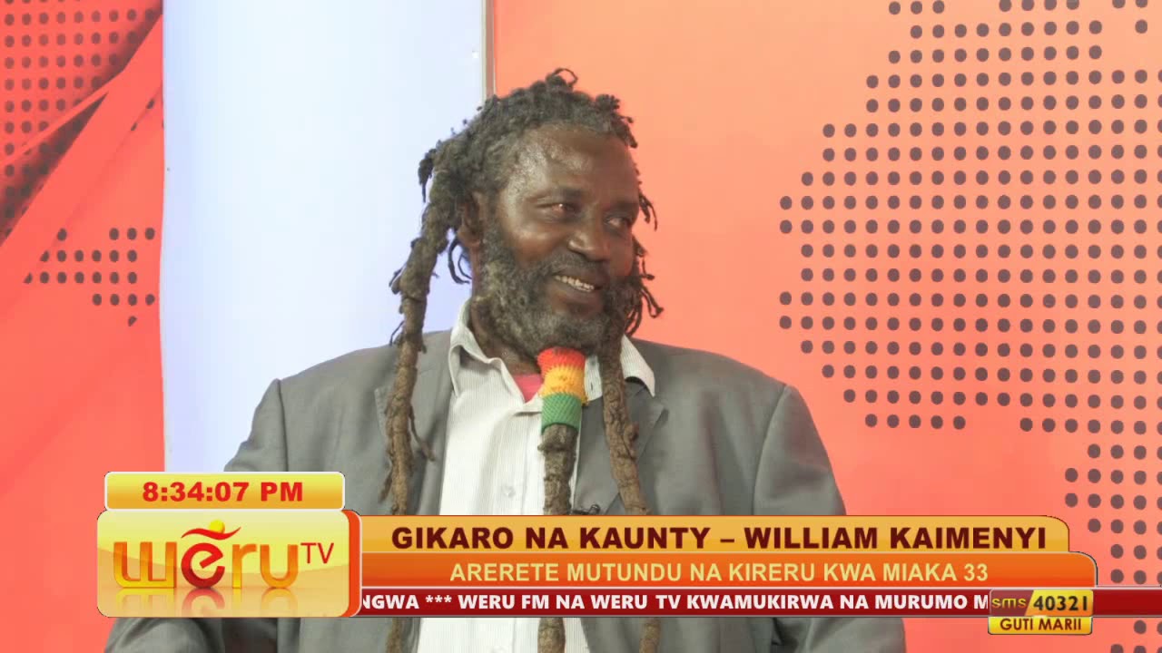 Meet  William Kaimenyi a 59 year old who has kept a beard for 33 years and still single