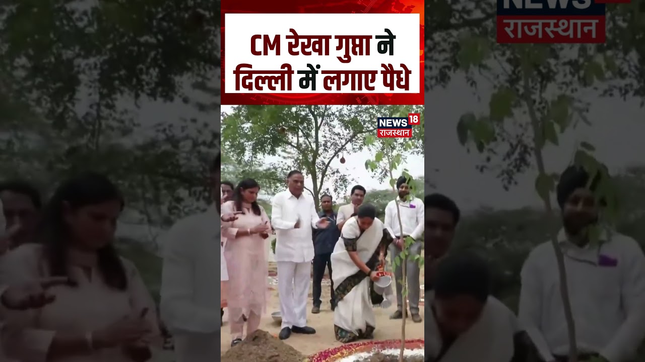 Top News: CM Rekha Gupta ने देखी में लगाए पौधे | Delhi | Plantation | Exclusive News | Viral | N18S