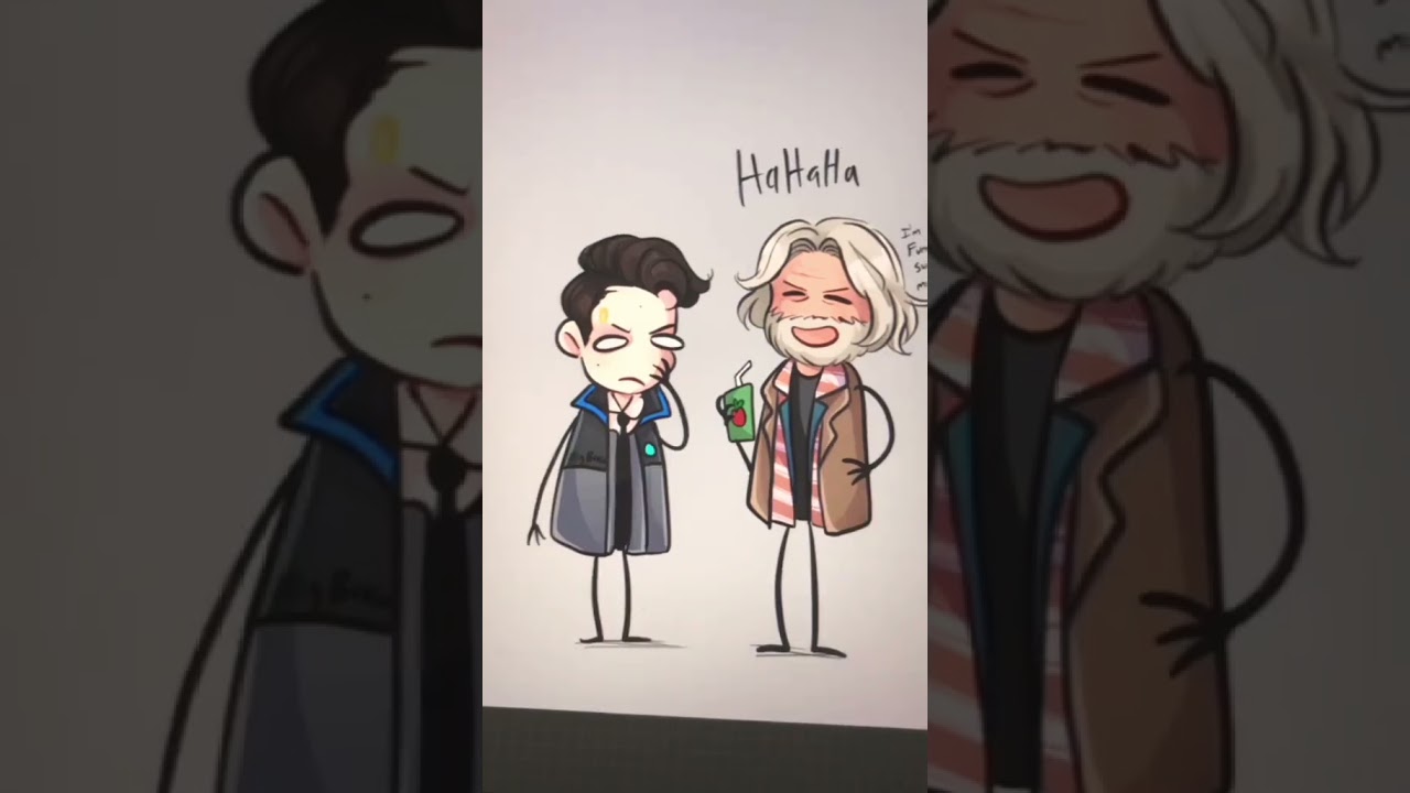 admit, i didnt get the joke either at first 😅 #detroitbecomehuman#connor#detroitbecomehumanconnor