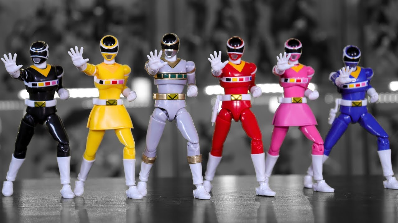 Shodo Super Denji Sentai Megaranger (Power Rangers en el Espacio) Figure Review
