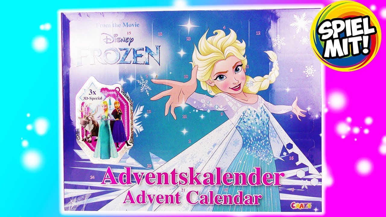 FROZEN Adventskalender 2018 Disney mit Eiskönigin Elsa, Anna & Olaf ! Wir öffnen alle 24 Türchen!