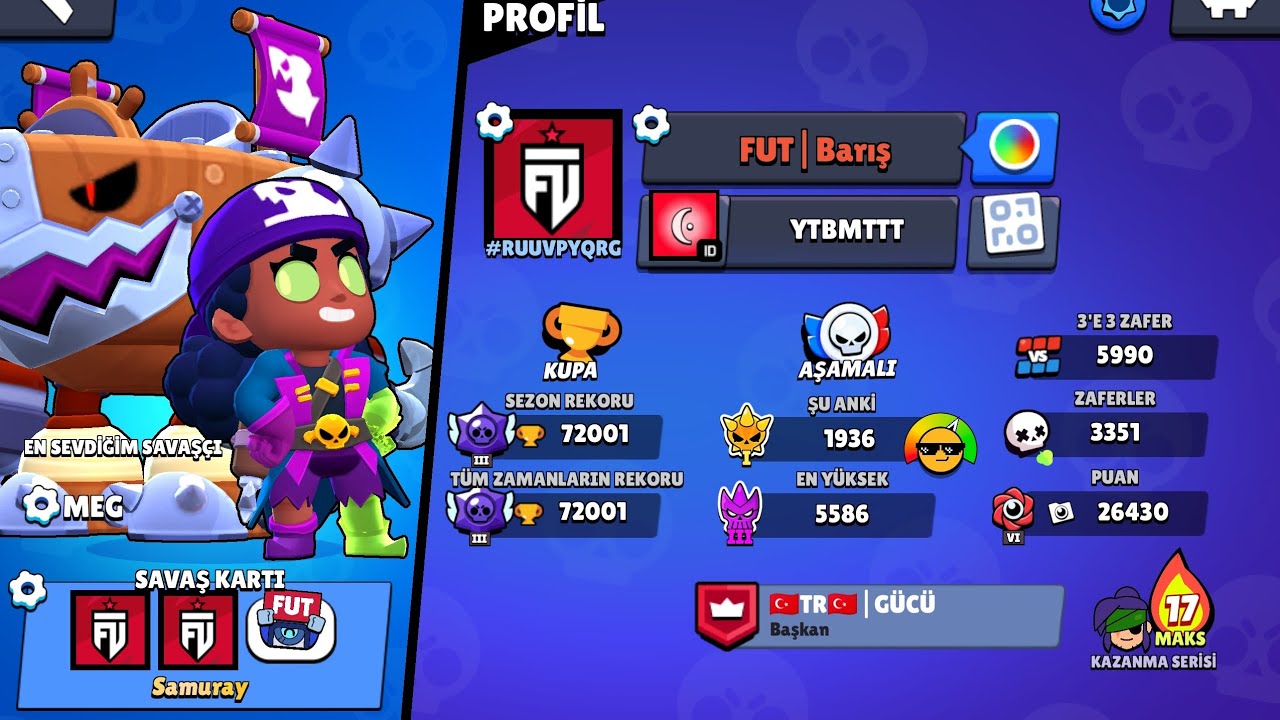 MİNA İLE 72 K OLDUM! BRAWL STARS BÖLÜM BİR! İZLE PİŞMAN OLMAZSIN!..