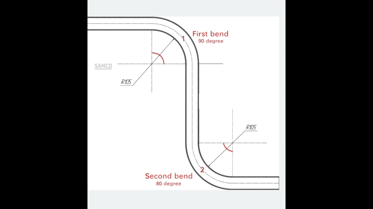 Cómo doblar un tubo de forma simple, enséñele el programa de configuración para doblar tubos.