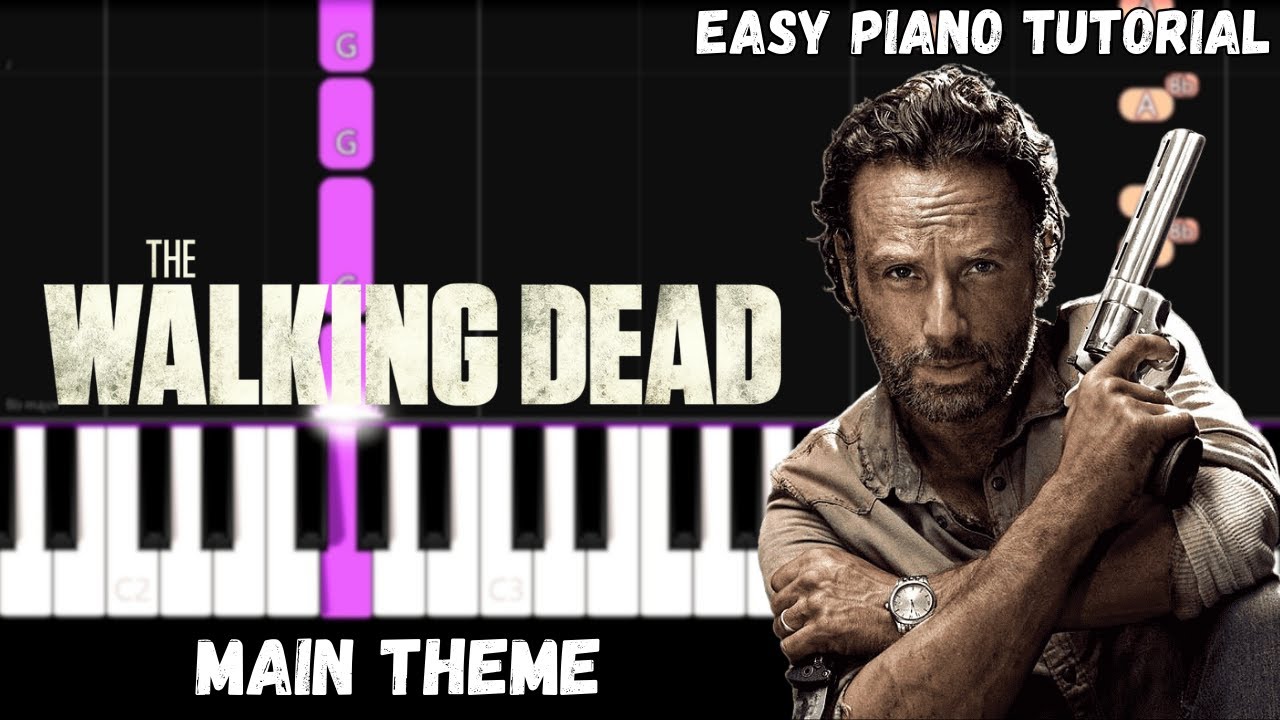 The Walking Dead Main Theme (Easy Piano Tutorial)