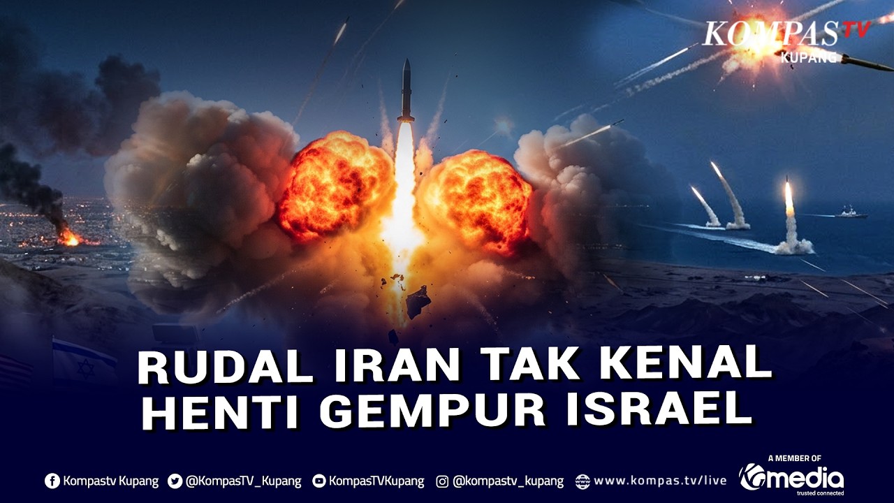 Malam Mencekam di Tel Aviv! Rudal Iran Tak Kenal Henti Bombardir Israel