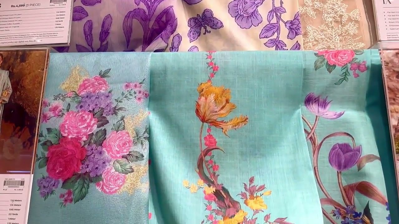 Sana Safinaz New Mahay & Muzlin Lawn Collection 2024” | Sana Safinaz New Summer Collection 2024