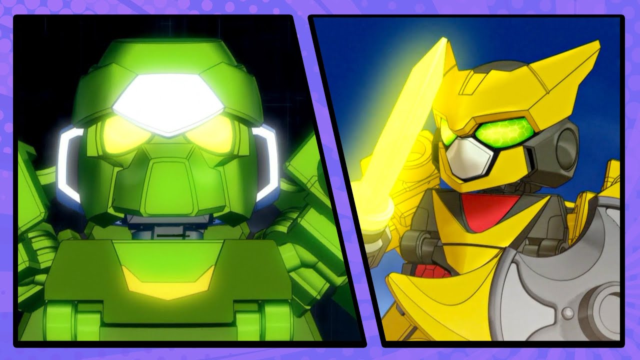 The Rising Fire // The Four Heroes | Tenkai Knights | Cartoons for Kids