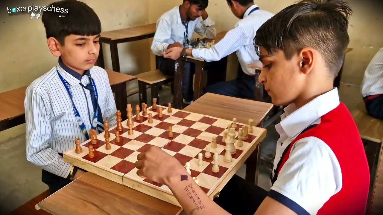 CHESS competition in Vidya sagar school🔥🤝🏻 #chesstournament #chess #boxerplayschess #chessgame