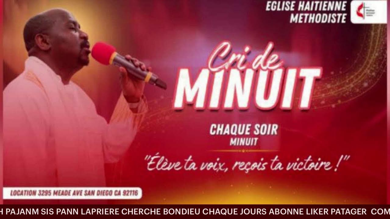 PRIERE DU SOIR JEUDI  05 MARS 2026 AVEC FRERE LUXON JOSEPH