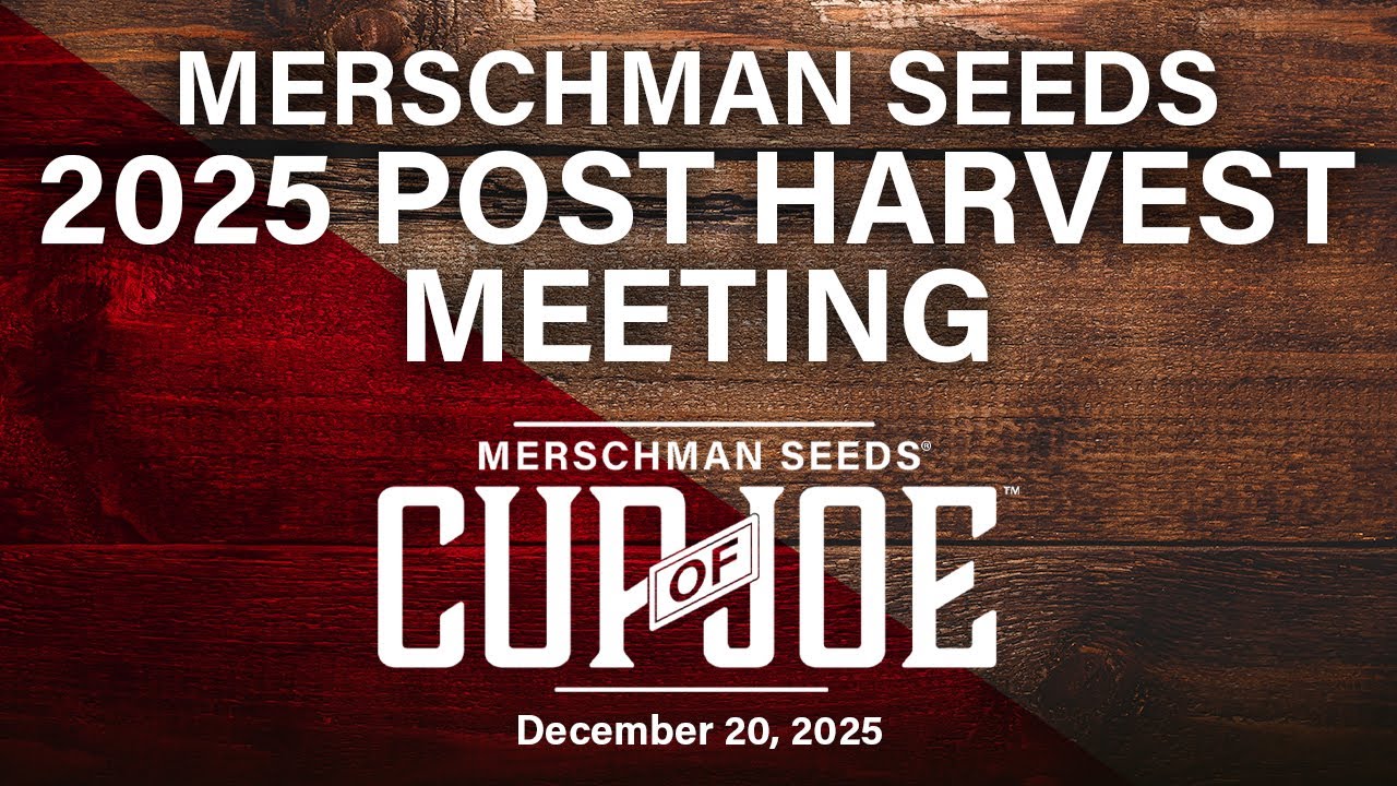Cup of Joe: Merschman Seeds' 2025 Post Harvest Meeting