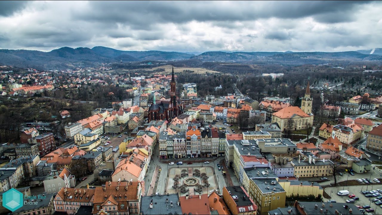 Wałbrzych z drona