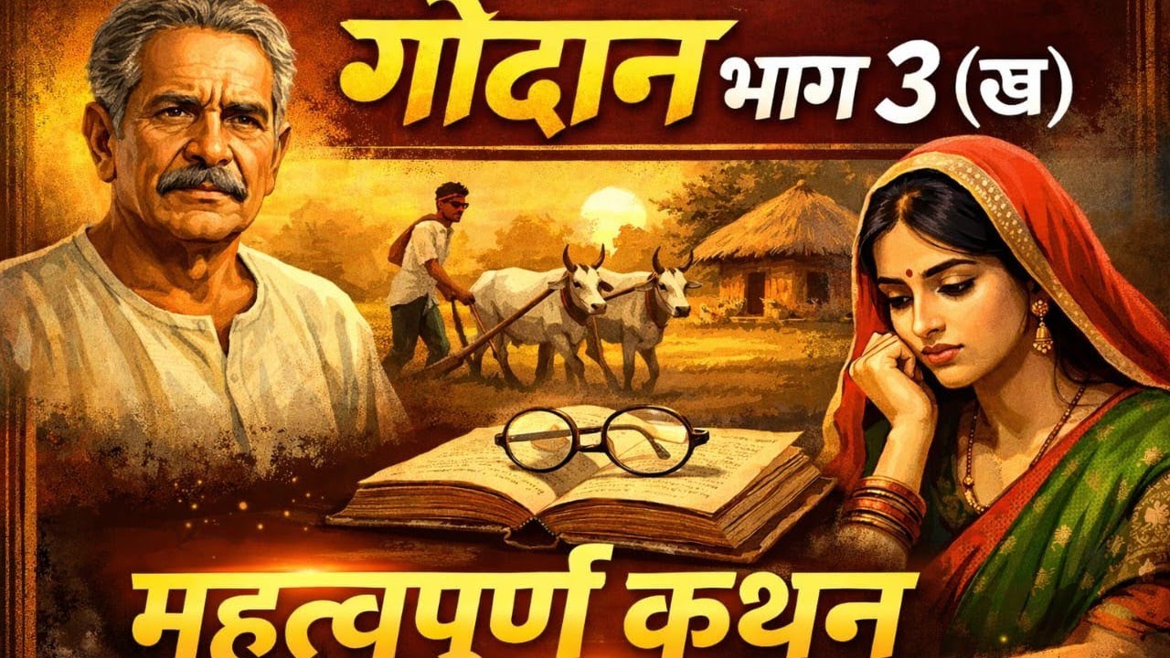 गोदान उपन्यास  सरल तरीके से कैसे पढें | Preparation Assistant Professor Exam | महत्वपूर्ण कथन 