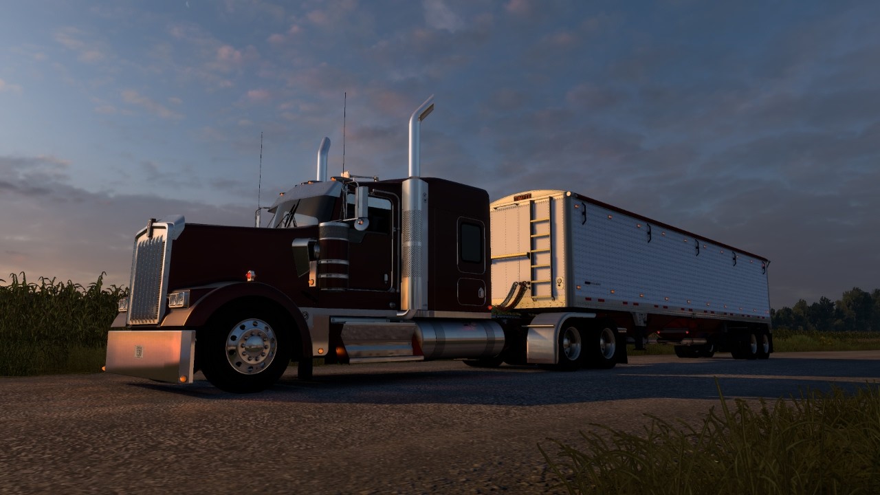 Fort Dodge to Nora Springs | SCS KW W900 + Southern Skinning Timpte | ATS 1.58